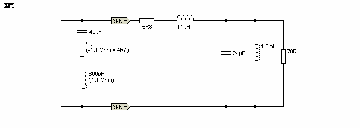 lr passive – Circuit Schematic