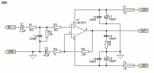 amp circuit – Circuit Schematic