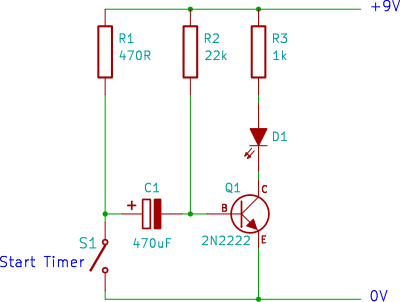 transistor timer circuit