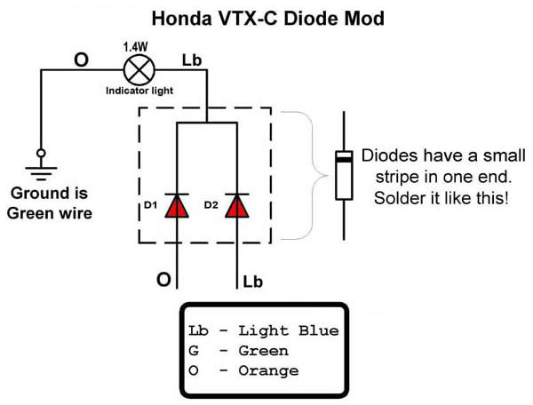 vtx 1800c diode fix circuit