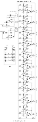 10 band equalizer – Circuit Schematic
