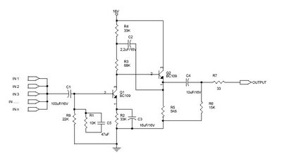 Electronic Diagram Mixer Audio – Circuit Schematic