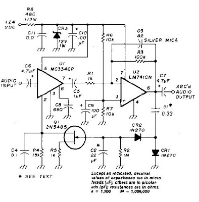 Auto gain Control op-ampCircuit circuit