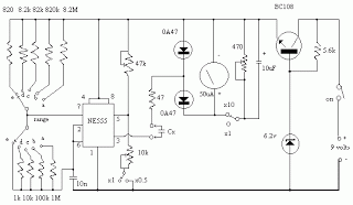 Capacitance Meter – Circuit Schematic