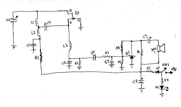 simple home made fm radio receiver circuit