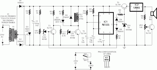 melody generator for – Circuit Schematic