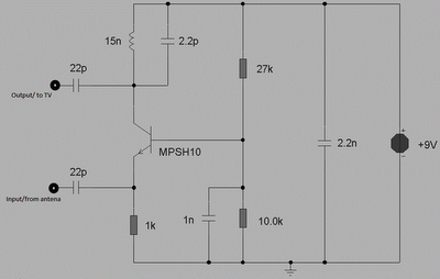simple booster tv schematic diagram – Circuit Schematic