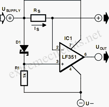 Sensitive Overload Sensor – Circuit Schematic