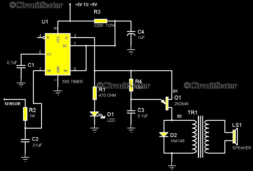 Touch Plate Circuit With High Sensitivity PCB