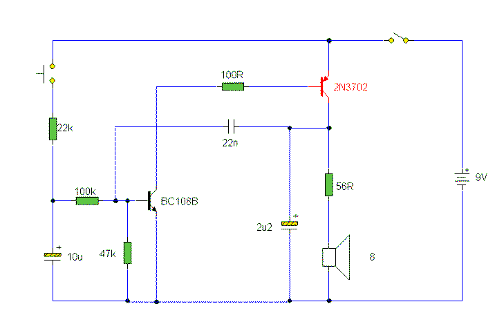 how to make electronic siren circuit – Circuit Schematic