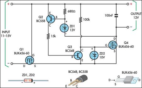 High Current Low Dropout Voltage Regulator circuit