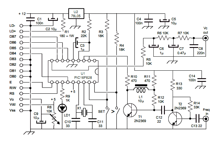 Frequency Locked Loop for HF – Circuit Schematic