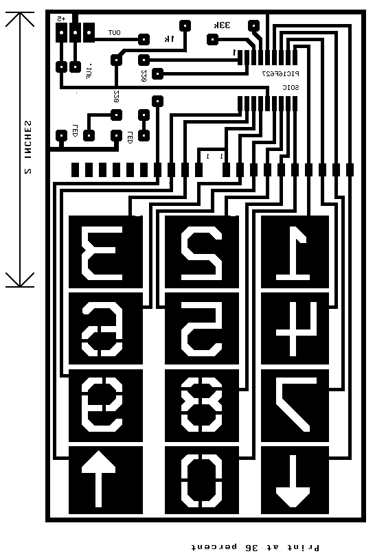PIC16F627A Touchpad circuit