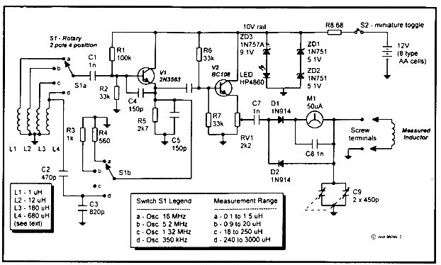 RF Induction Meter circuit