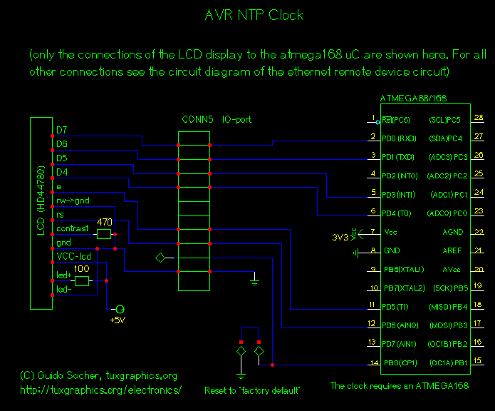 avr ntp clock circuit