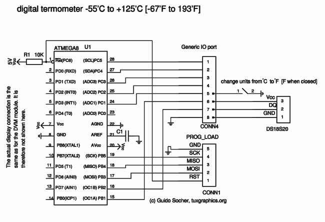 three digit display. – Circuit Schematic