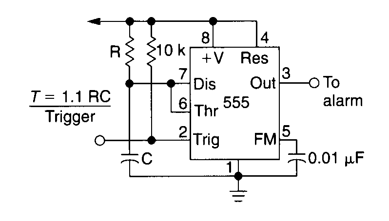 Time delay circuit 555 circuit