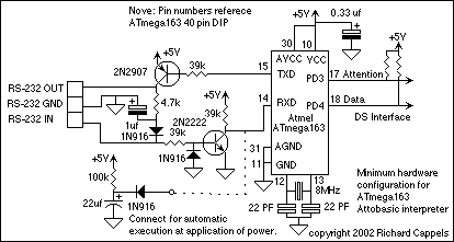 AttoBasic – Circuit Schematic