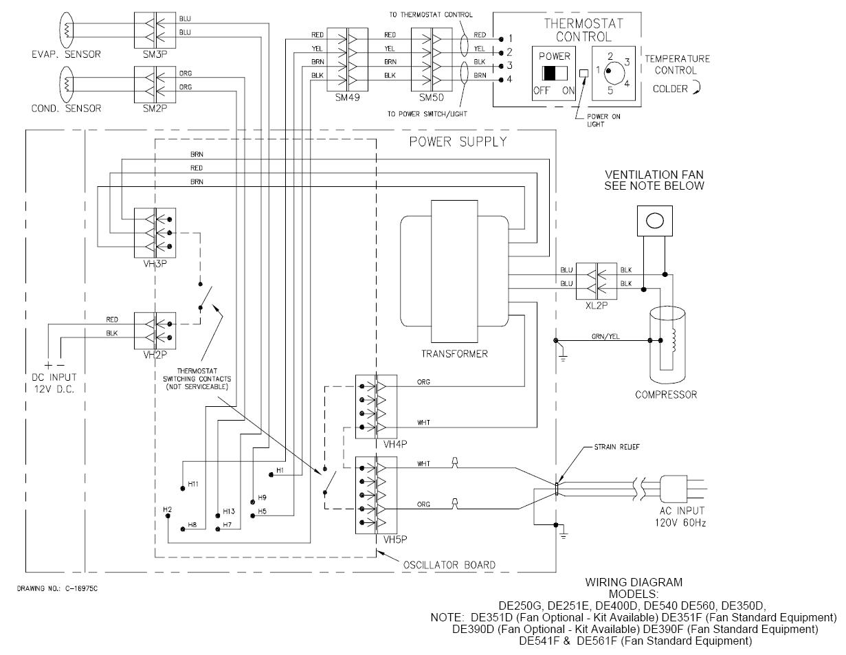Norcold DE560 circuit