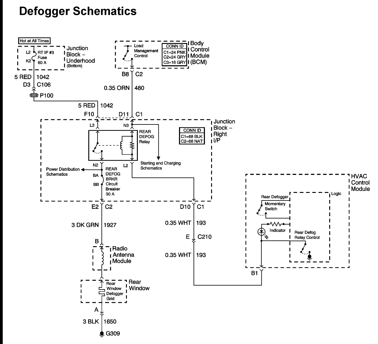 2004 chevy impala relay diagram passenger side fuse block circuit