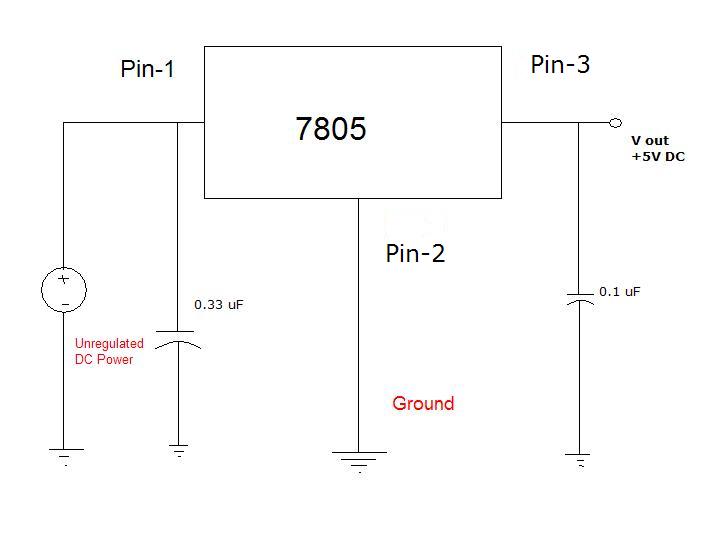 build a power supply using a dc adapter circuit