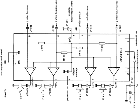 Transistor Amplifier Circuit Design – Circuit Schematic