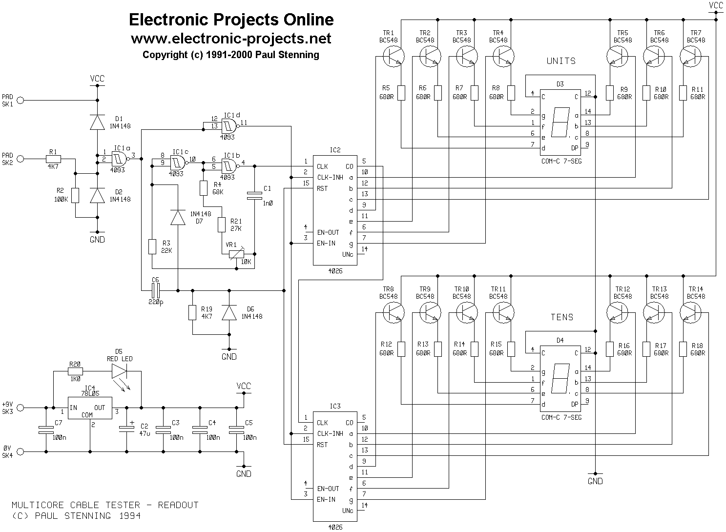 cable test – Circuit Schematic