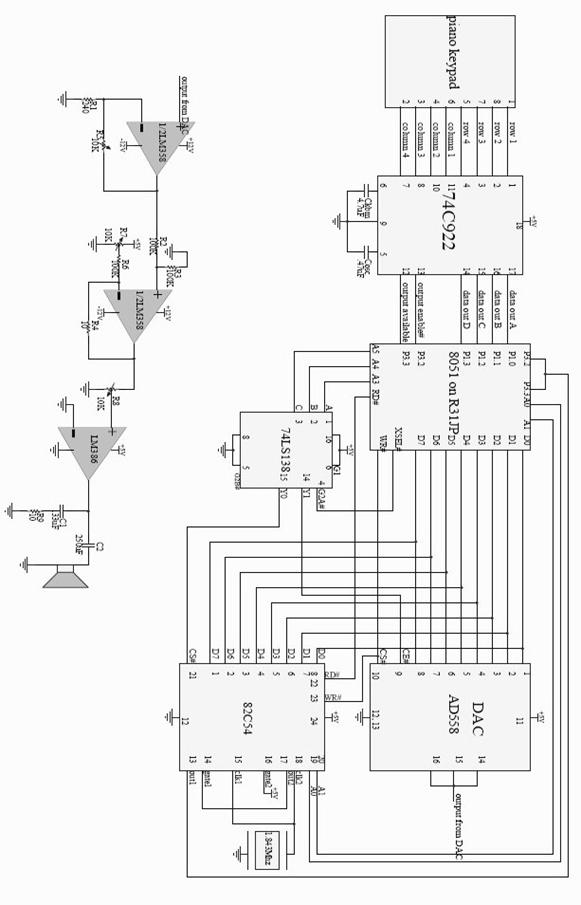 piano – Circuit Schematic