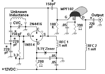 inductance meter – Circuit Schematic
