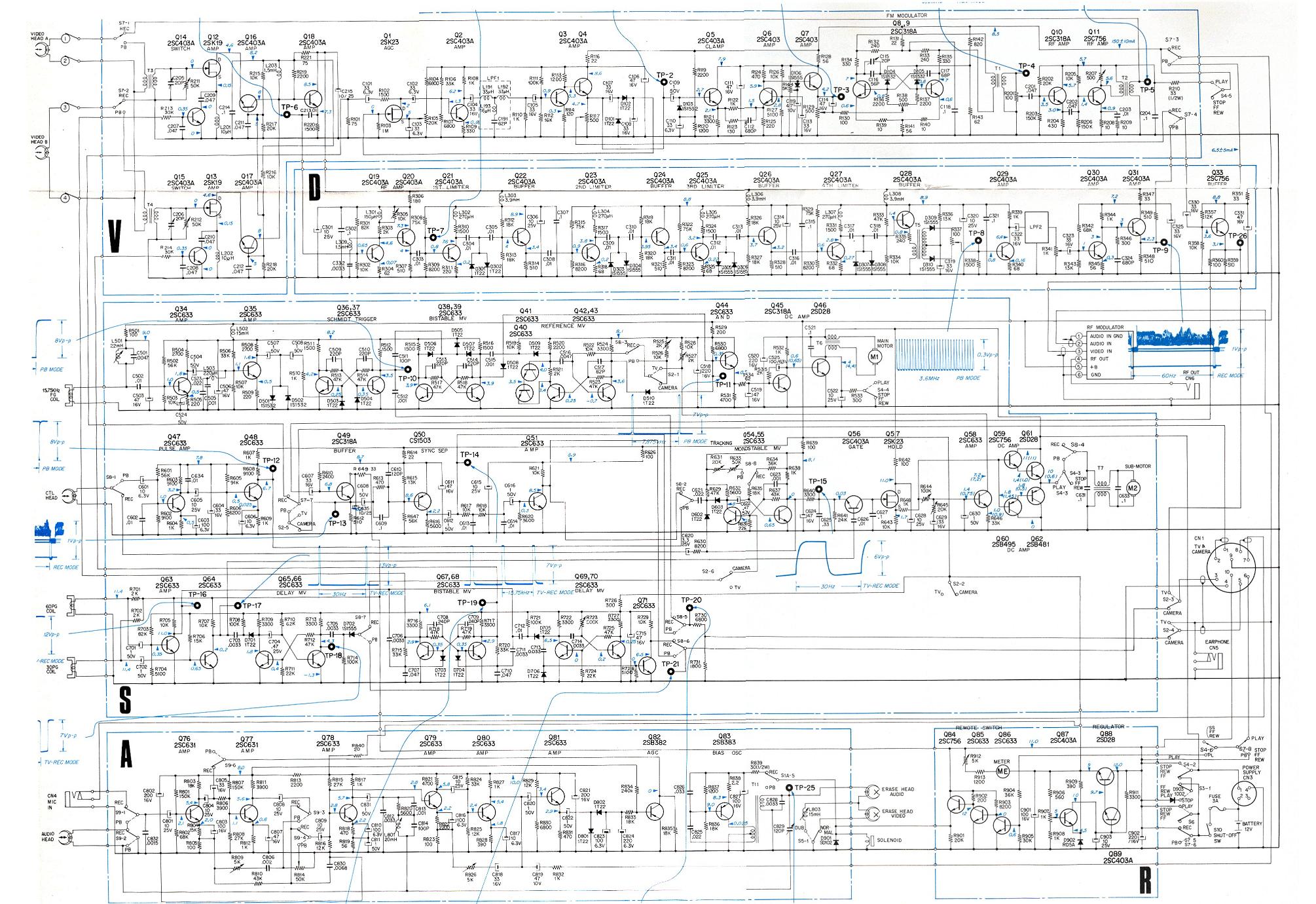 Eng Sony AV 3400 circuit