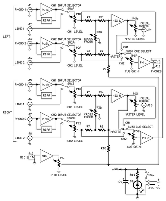 mic mixer circuits – Circuit Schematic