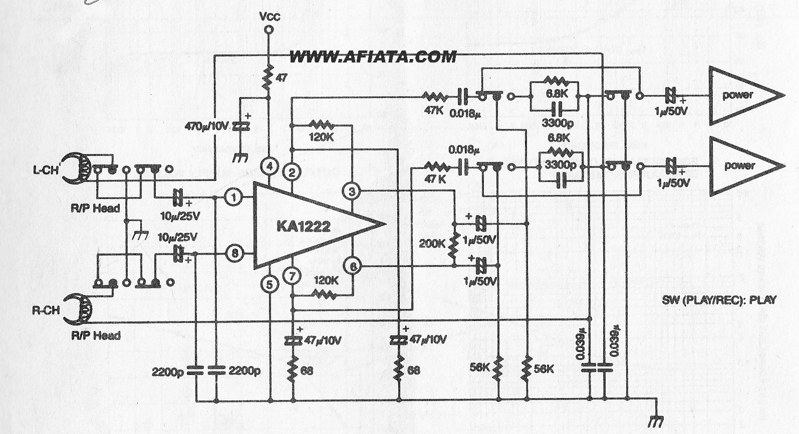 stereo audio preamp schematic – Circuit Schematic