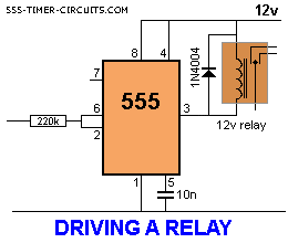 driving a relay circuit