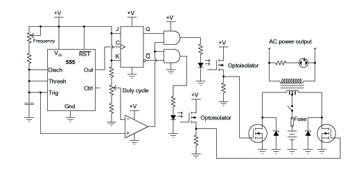 inverter circuit diagram circuit