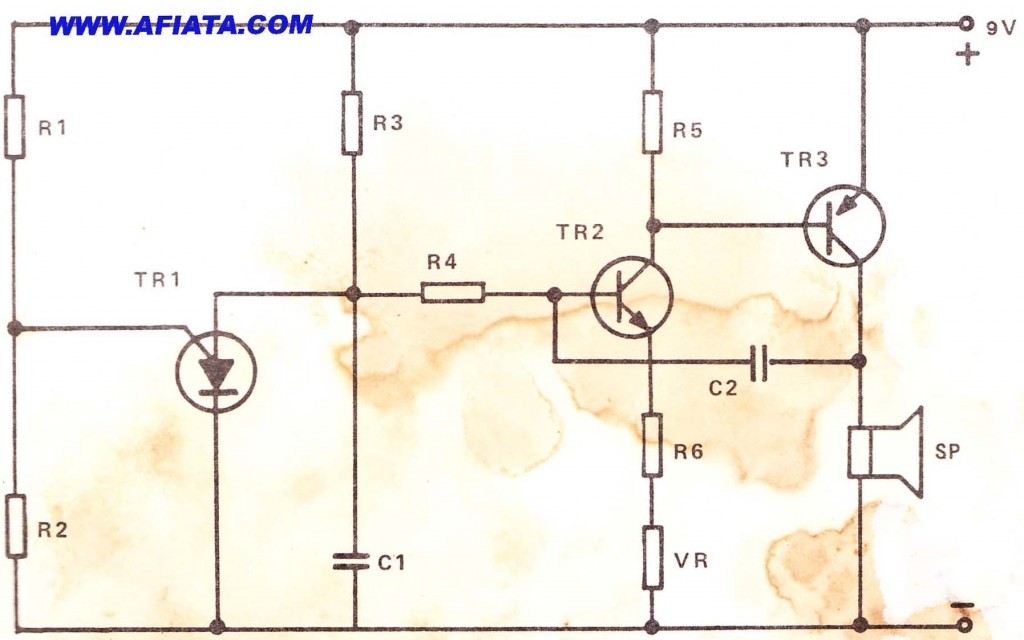 model police car siren circuit – Circuit Schematic