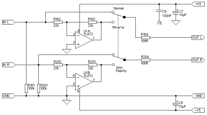 phase invert switch circuit diagram – Circuit Schematic