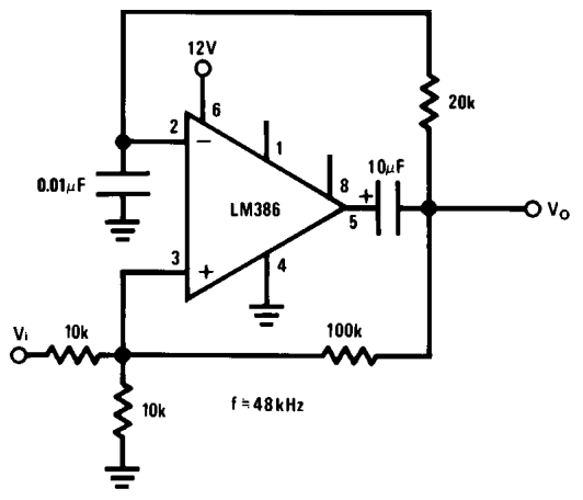 simple audio circuit – Circuit Schematic
