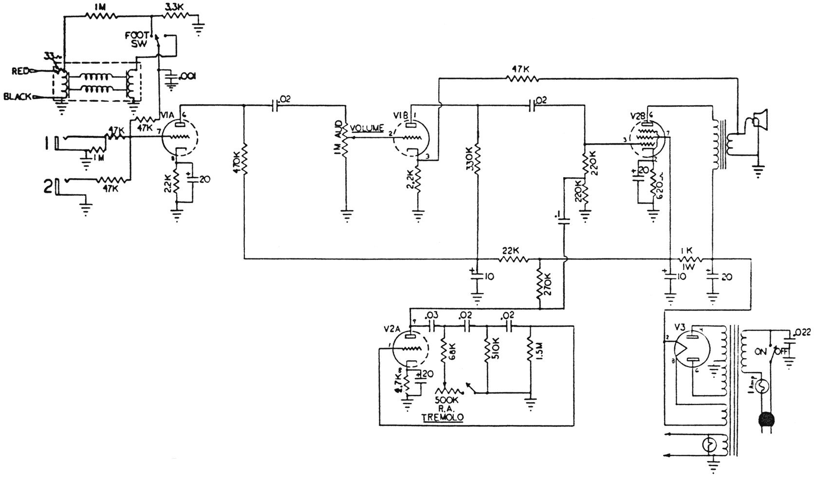 tube amplifier for guitar