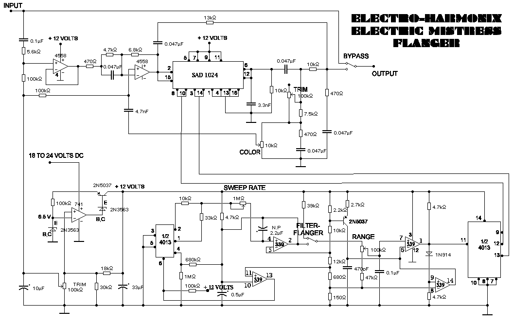 electronic harmonix electric circuit schematic diagram – Circuit Schematic