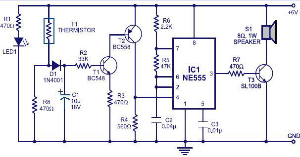 fire alarm circuit diagram for home security – Circuit Schematic