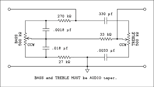 Amp Tone A – Circuit Schematic