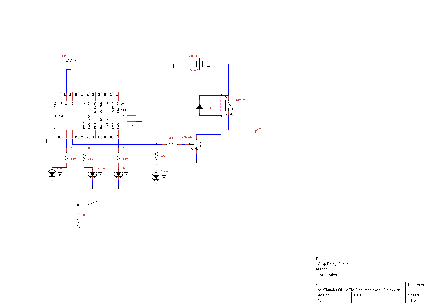 smart amp delay circuit