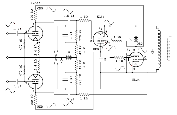 Amp Circlotron circuit