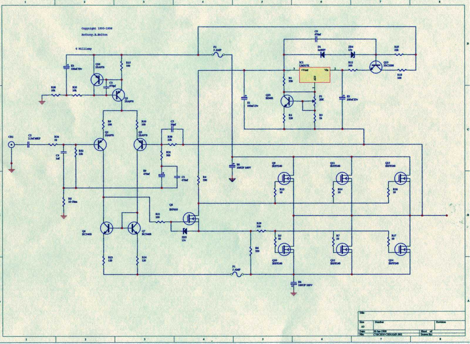 The CIRCLOMOS – Circuit Schematic