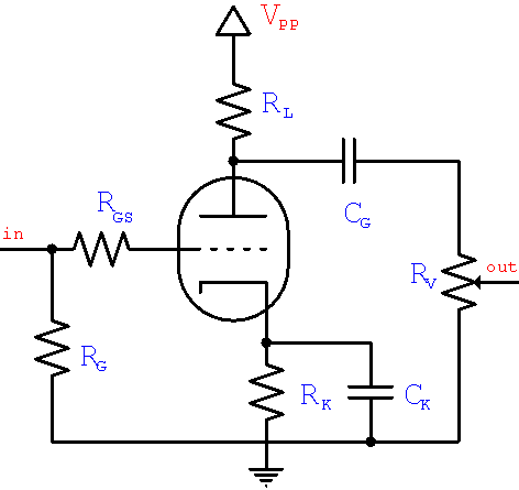 vox ac30 preamp – Circuit Schematic