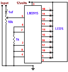 vumeter – Circuit Schematic