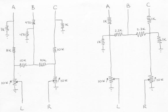 mixing and volume – Circuit Schematic