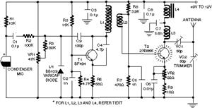transmitter circuit diagram circuit
