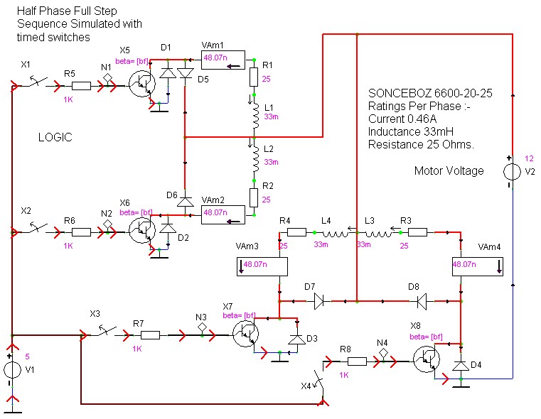 case stepper circuit