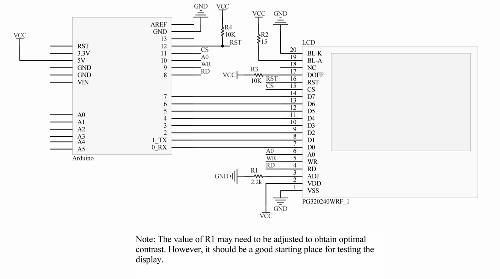 s1d13700 arduino documentation circuit